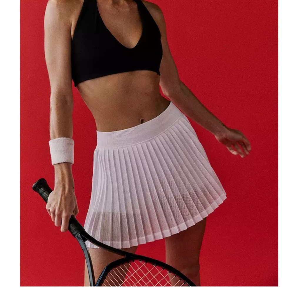 FP Movement Women's Rally Ruffle Mini Skirt, White